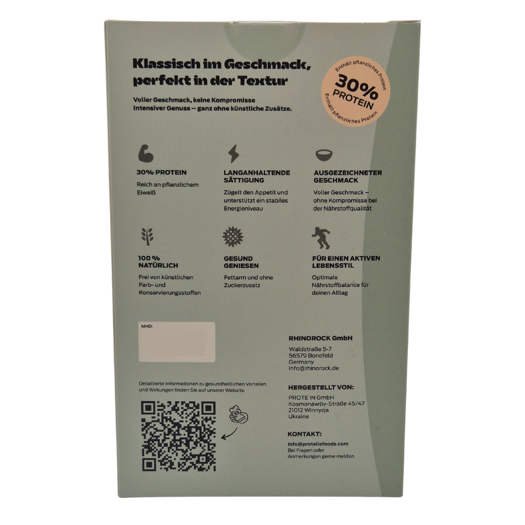 Protelle Vegane Proteinpasta Fusilli 6er Pack | 6x300g | 30% Pflanzliches Eiweiß | High Protein & Low Carb Nudeln | Vorratspack