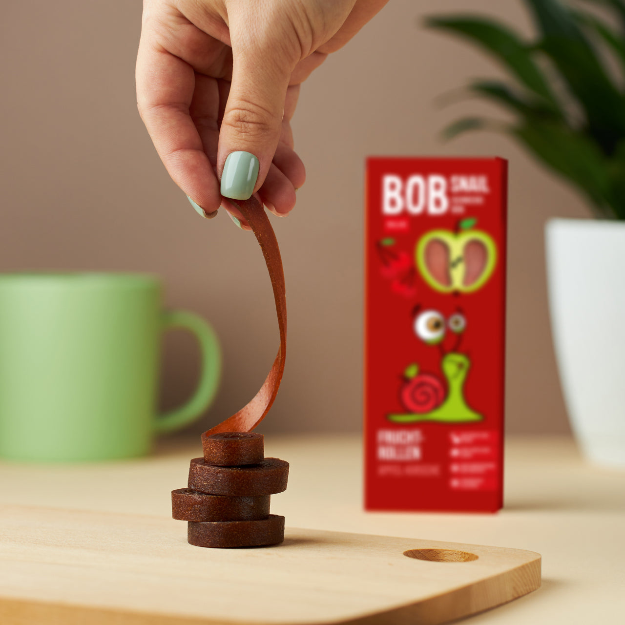 Bob Snail Fruchtrollen Apfel-Kirsche 24x30g AKTION