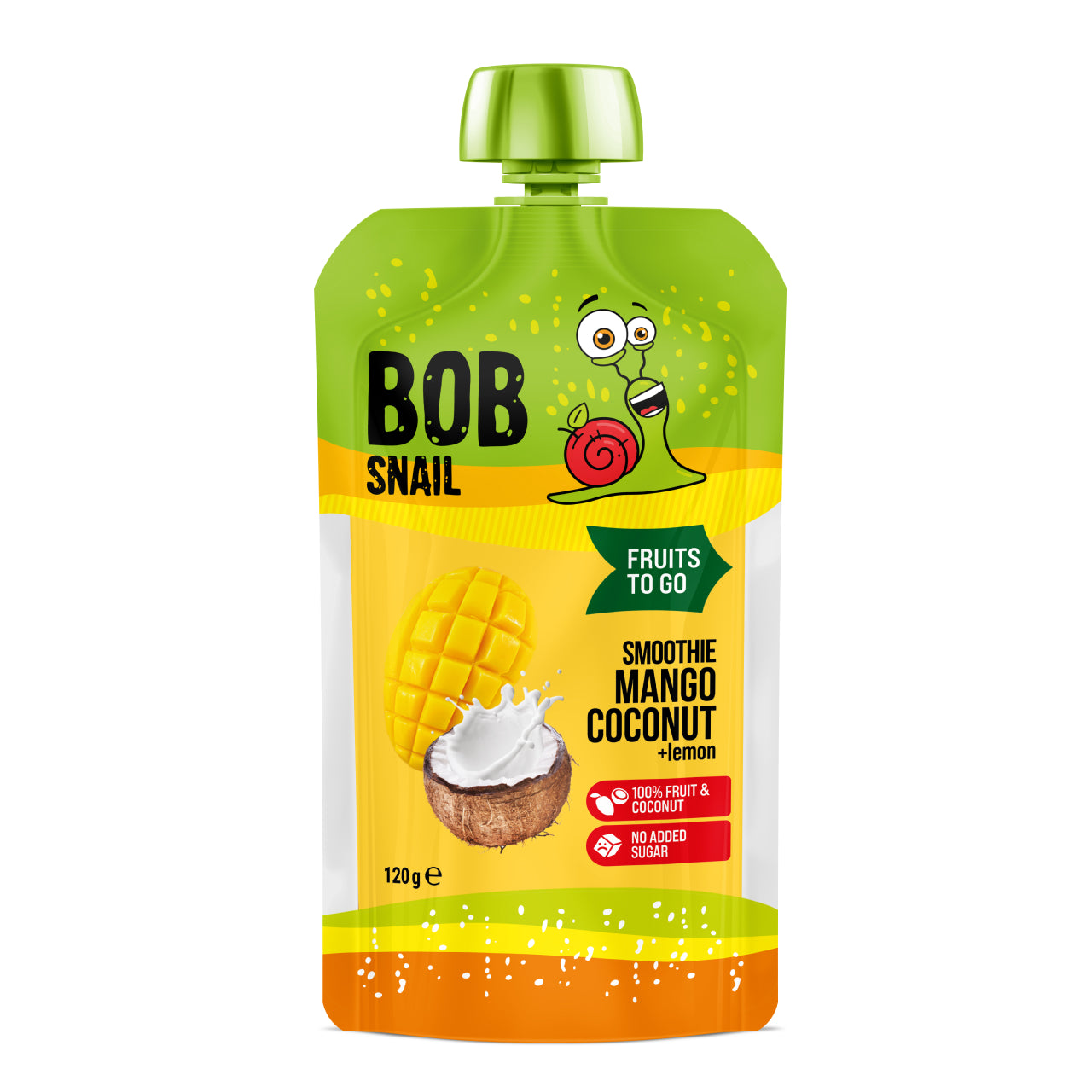 Bob Snail Quetschie Frucht Smoothie Mango Kokos 10x120g