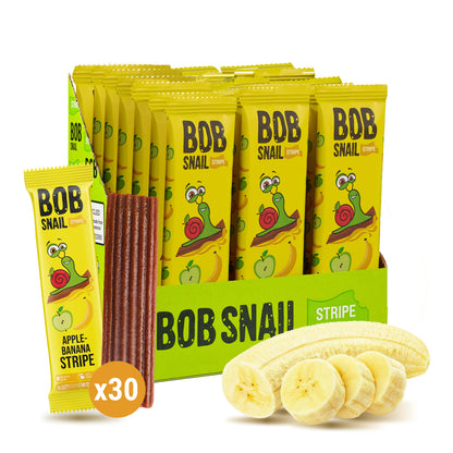Bob Snail Fruchtstreifen Apfel-Banane 30x14g