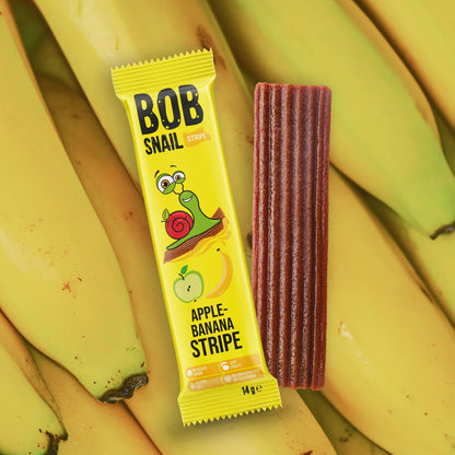 Bob Snail Fruchtstreifen Apfel-Banane 30x14g