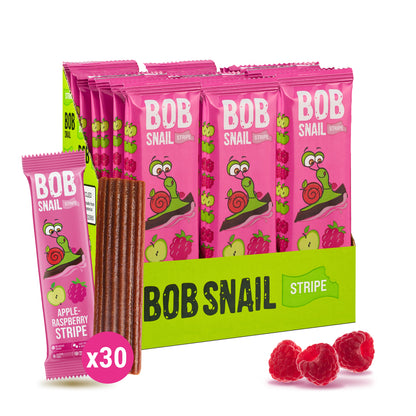 Bob Snail Fruchtstreifen Apfel-Himbeere 30x14g