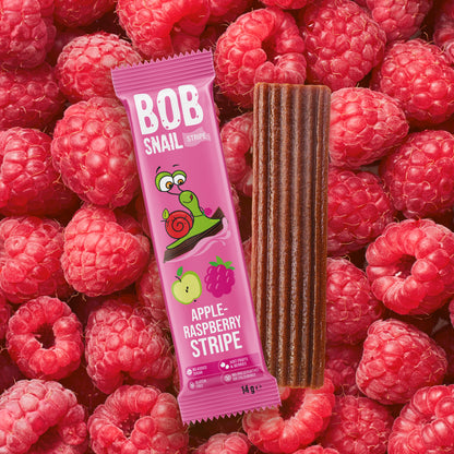 Bob Snail Fruchtstreifen Apfel-Himbeere 30x14g