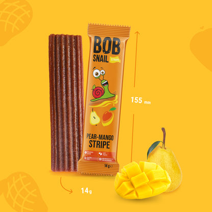 Bob Snail Fruchtstreifen Birne-Mango 30x14g