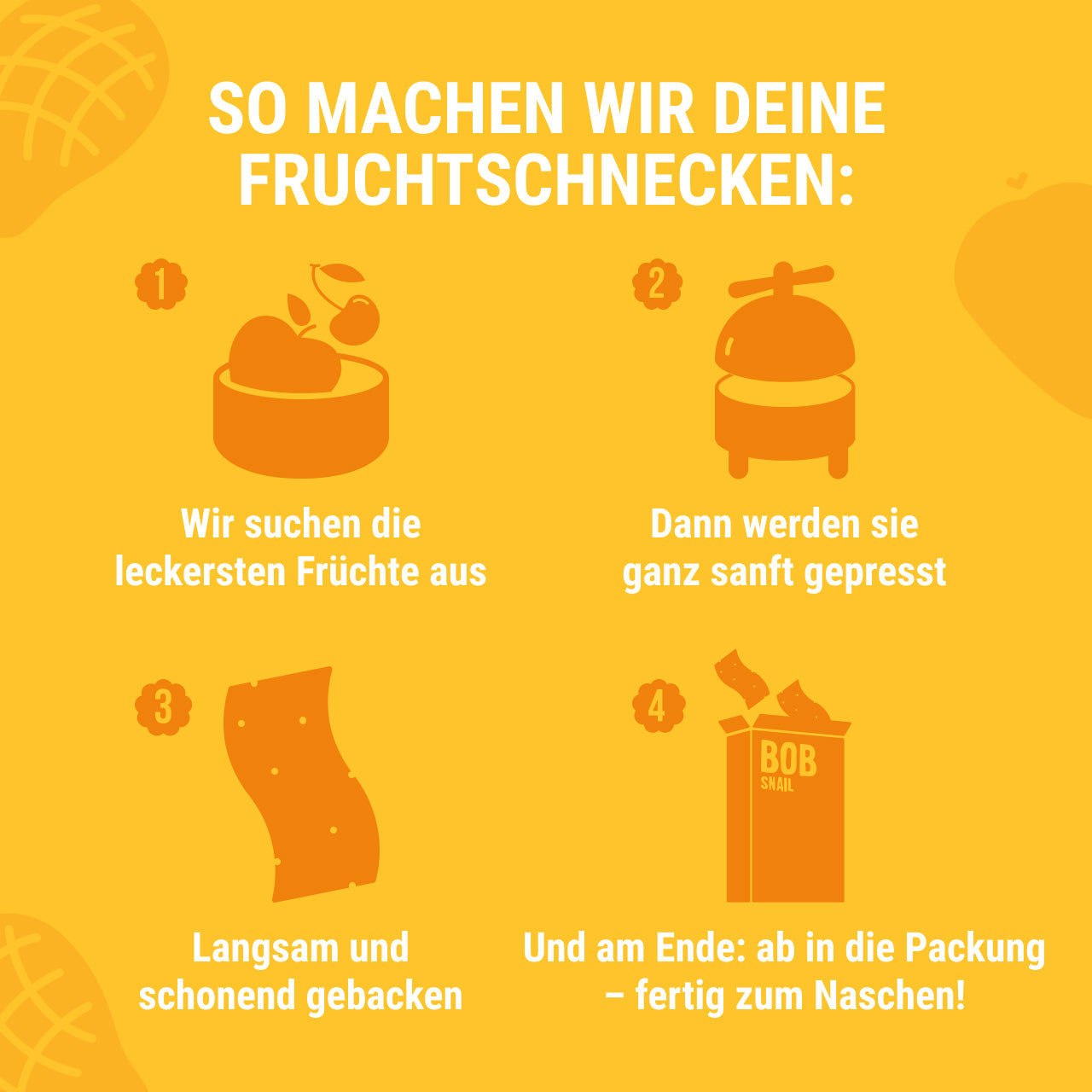 Bob Snail Fruchtstreifen Birne-Mango 30x14g