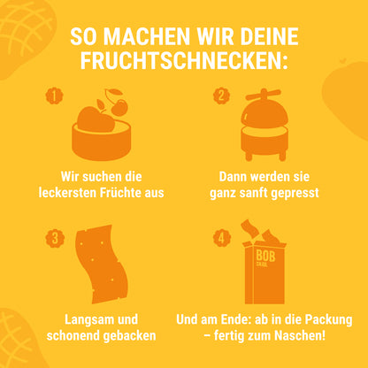 Bob Snail Fruchtstreifen Birne-Mango 30x14g