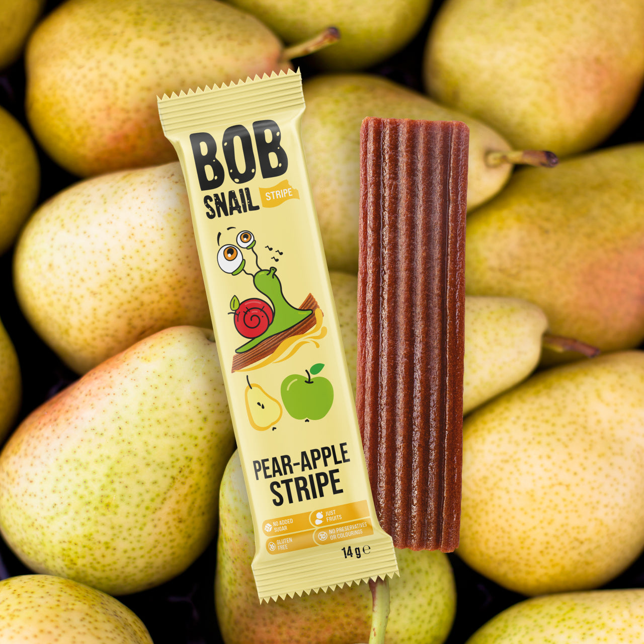 Bob Snail Fruchtstreifen Birne-Apfel 30x14g