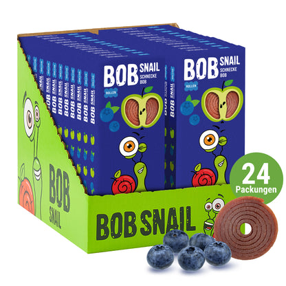 Bob Snail Fruchtrollen Apfel-Heidelbeere 24x30g