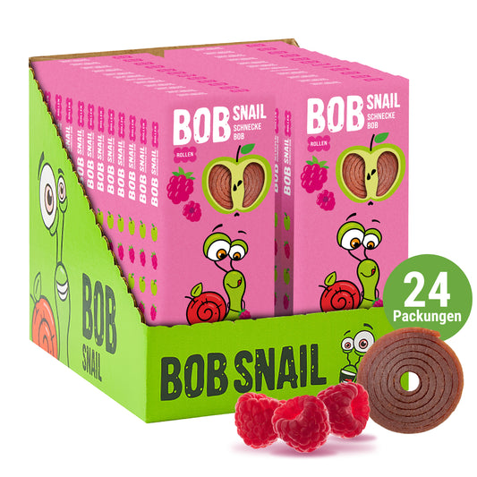 Bob Snail Fruchtrollen Apfel-Himbeere 24x30g