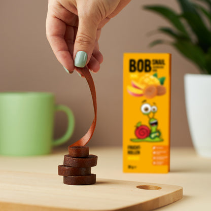 BobSnail Fruchtrollen Mango 24 x 30 g