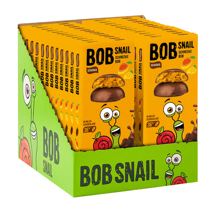 Bob Snail Fruchtcrush Mango in Vollmilchschokolade 24x30g