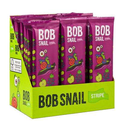 Bob Snail Fruchtstreifen Apfel-Schwarze Johannisbeere 30x14g
