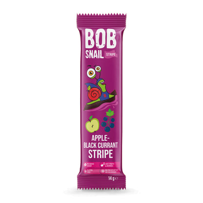 Bob Snail Fruchtstreifen Apfel-Schwarze Johannisbeere 30x14g