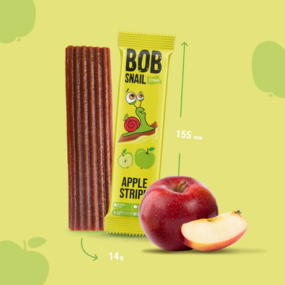 Bob Snail Fruchtstreifen Apfel 30x14g