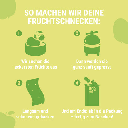 Bob Snail Fruchtstreifen Apfel 30x14g