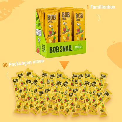 Bob Snail Fruchtstreifen Birne-Ananas 30x14g