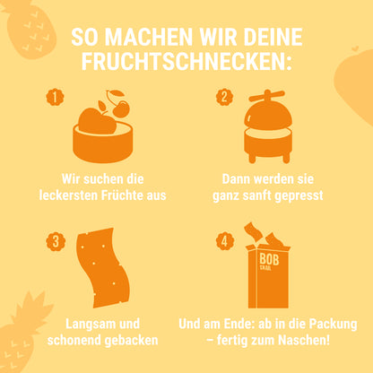 Bob Snail Fruchtstreifen Birne-Ananas 30x14g