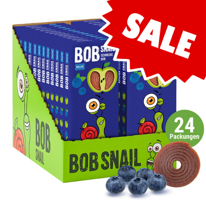 Bob Snail Fruchtrollen Apfel-Heidelbeere 24x30g AKTION