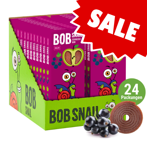 Bob Snail Fruchtrollen Apfel-Johannisbeere 24x30g AKTION