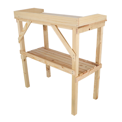 EcoGreen Table Pflanztisch Holz Gärtnertisch Gartenregal Balkon Werkbank Musterware