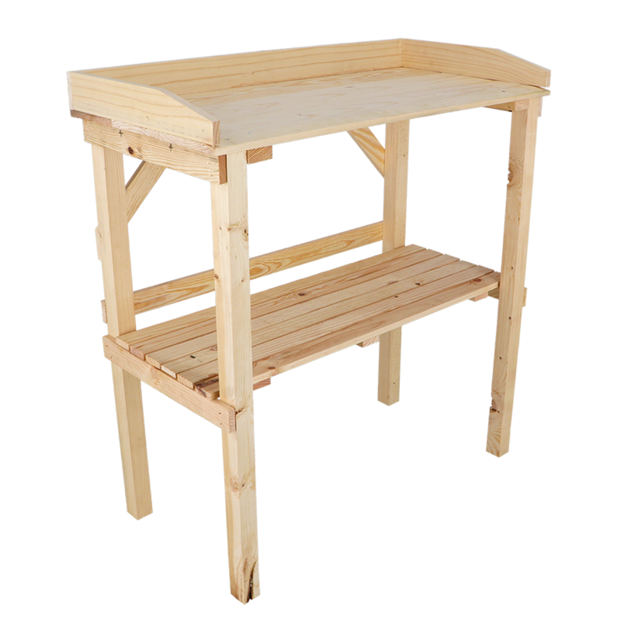 EcoGreen Table Pflanztisch Holz Gärtnertisch Gartenregal Balkon Werkbank Musterware