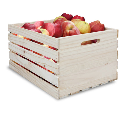 FlexiBox Holzkiste Aufbewahrung Holz Allzweckkiste Spielzeugkiste DIY Regal Musterware