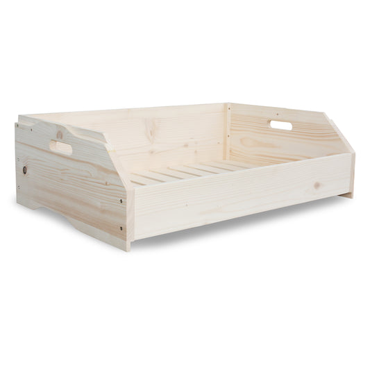 FlexiTray Holzstiege für Obst & Gemüse stapelbar Lagerkiste Speisekammer Kiste Musterware