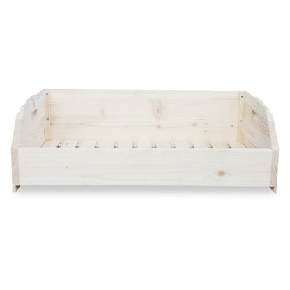 FlexiTray Holzstiege für Obst & Gemüse stapelbar Lagerkiste Speisekammer Kiste Musterware