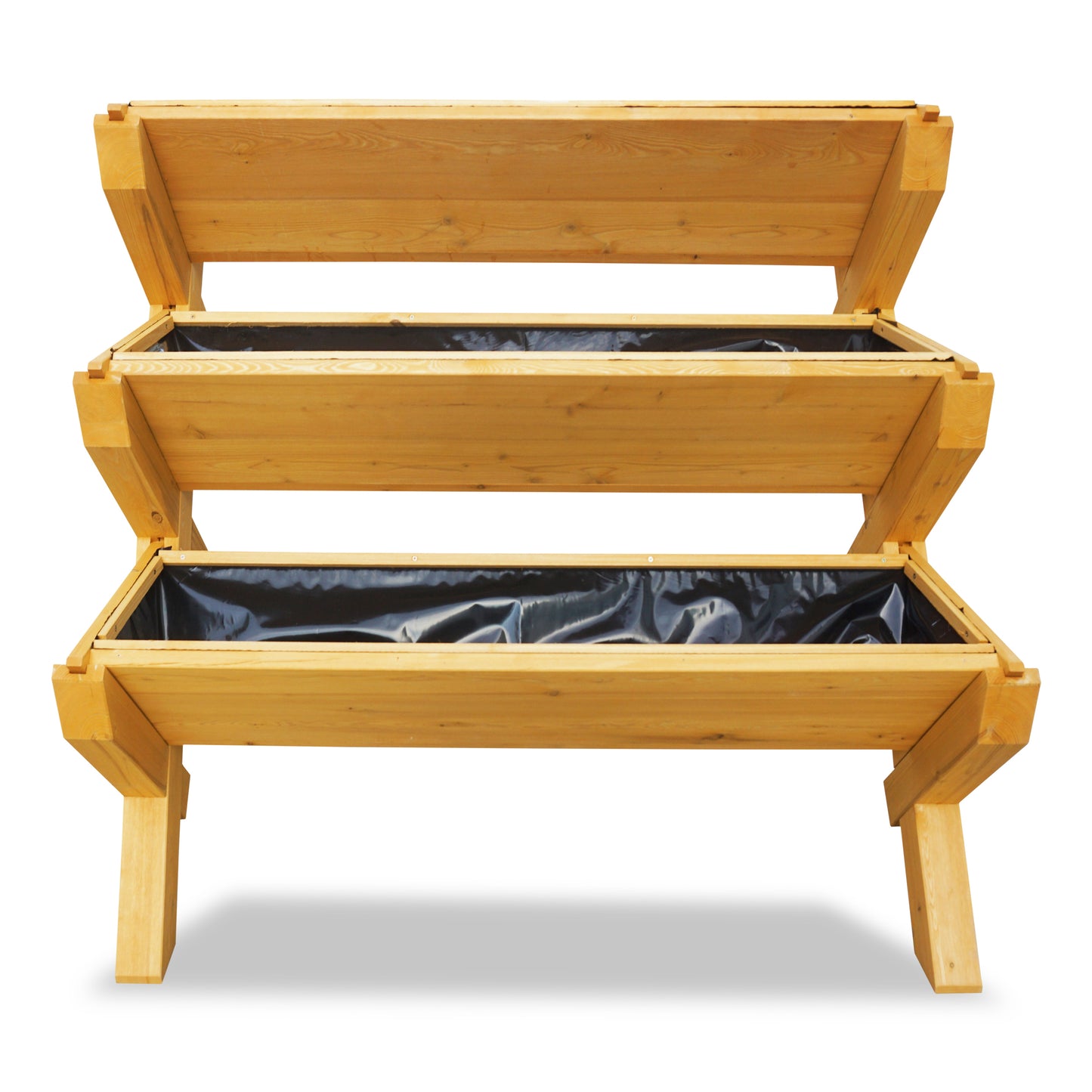 Green Cascade Pflanzentreppe Hochbeet 3 Etagen Holz Kräuterbeet Balkon Musterware