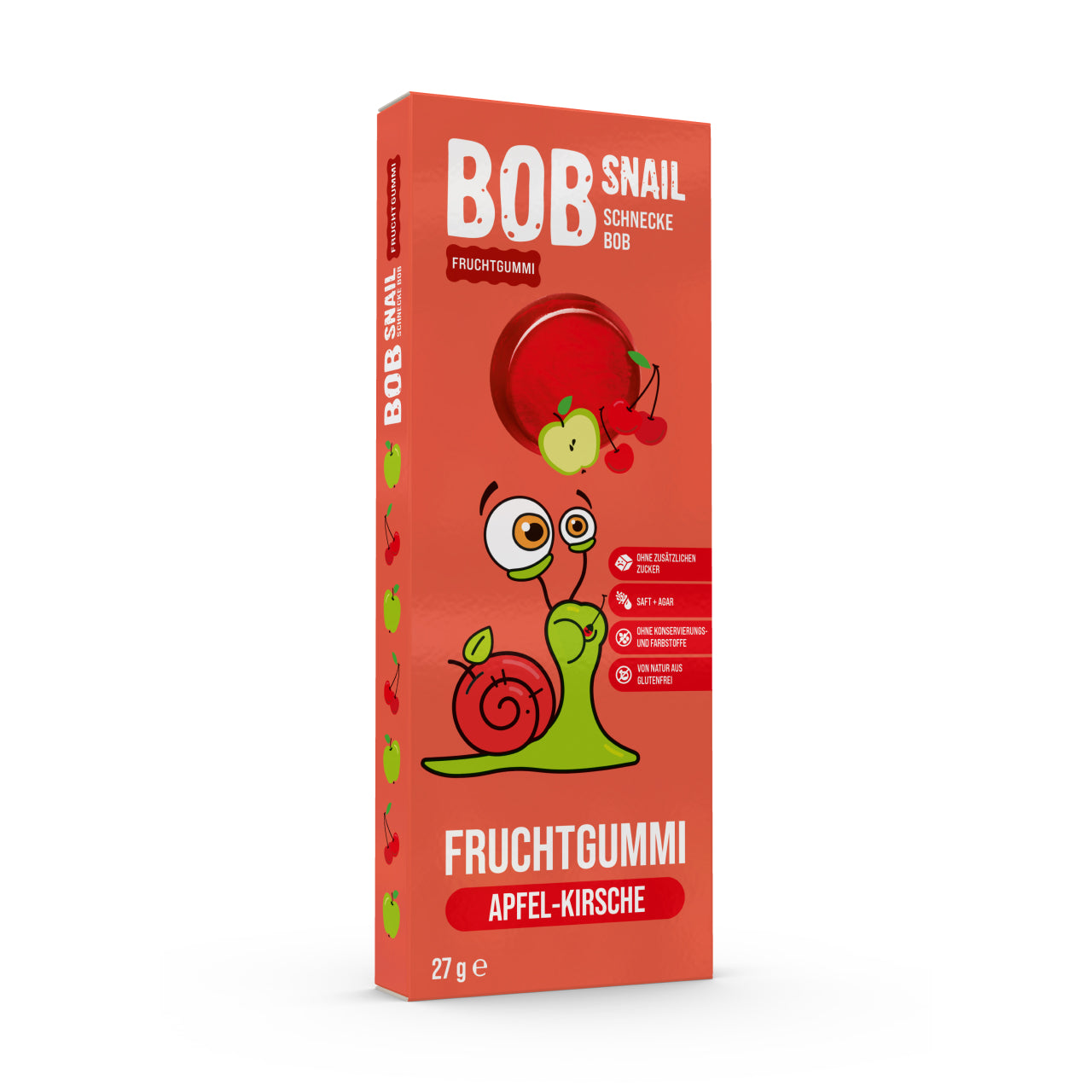 Bob Snail Fruchtgummies Apfel-Kirsche 24x27g