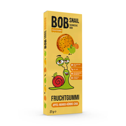 Bob Snail Fruchtgummies Apfel-Mango-Kürbis-Chia 24x27g