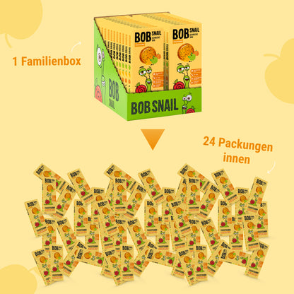 Bob Snail Fruchtgummies Apfel-Mango-Kürbis-Chia 24x27g