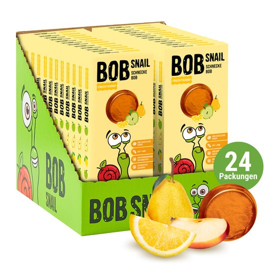 Bob Snail Fruchtgummies Apfel-Birne-Zitrone 24x27g