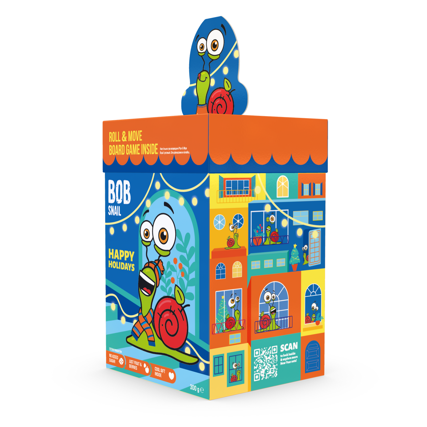 Bob Snail Big Christmas Box 300g Snacks & Spielspaß