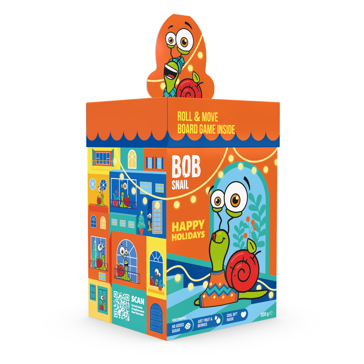 Bob Snail Big Christmas Box 300g Snacks & Spielspaß