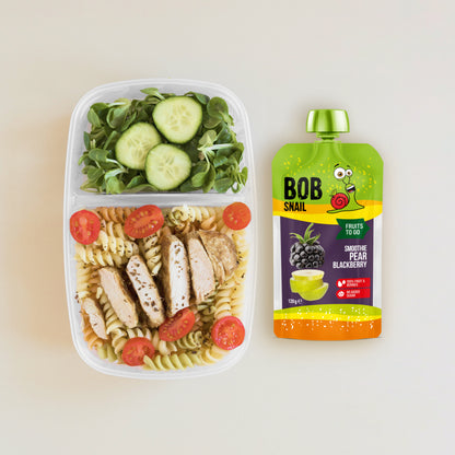 Bob Snail Quetschie Frucht Smoothie Birne Brombeere 10x120g