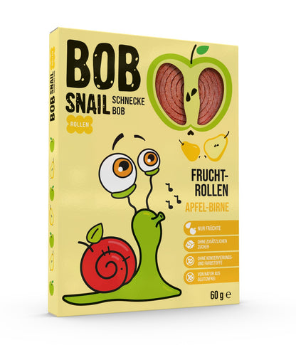 BobSnail Fruchtrollen Apfel-Birne 20 x 60 g